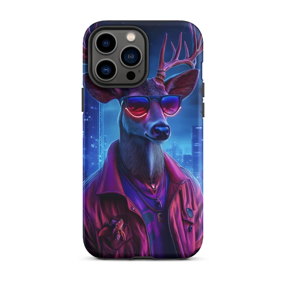 Urban Serenade: The Cool Deer | Phone Case |  13 Pro Max | Tough Case | Matte