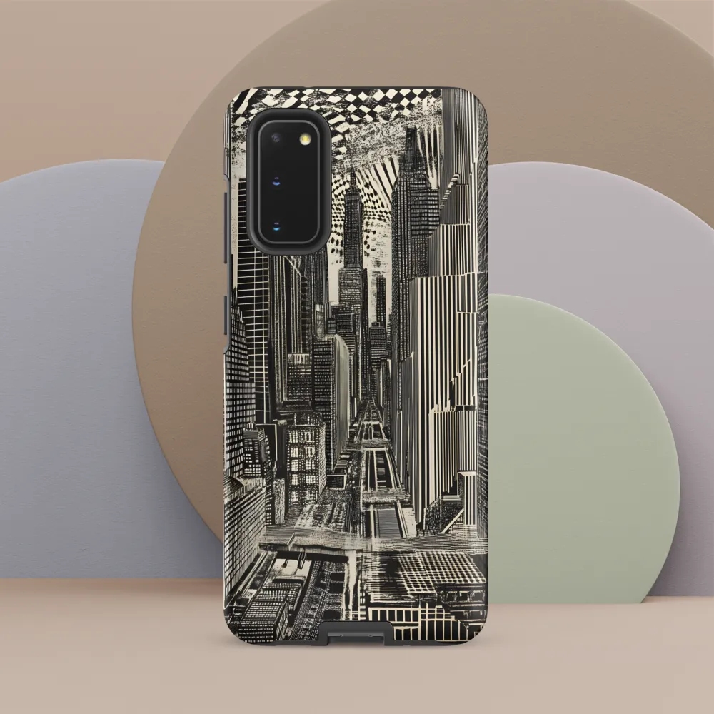 Urban Dreams: A Surreal Cityscape | Phone Case |  S20 | Tough Case | Matte