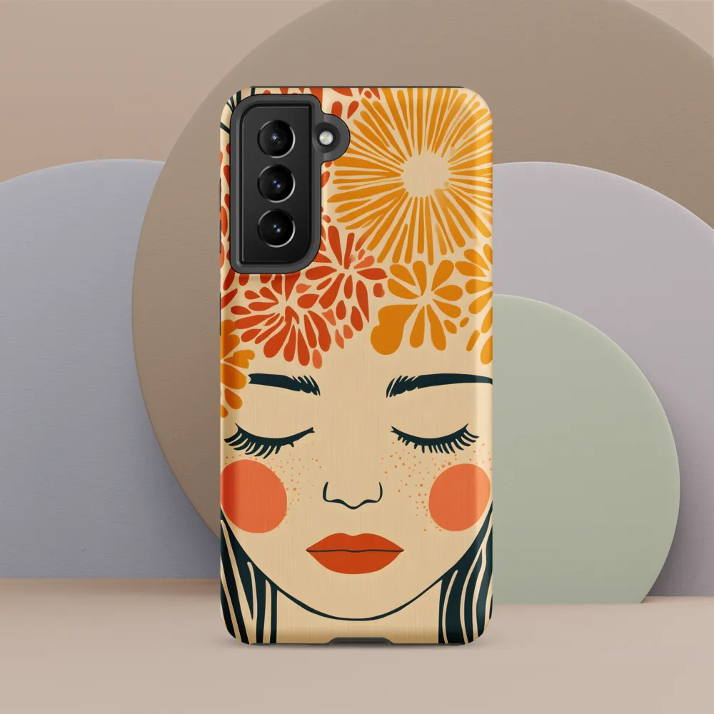 Serenity in Bloom | Phone Case |  S21 | Tough Case | Matte