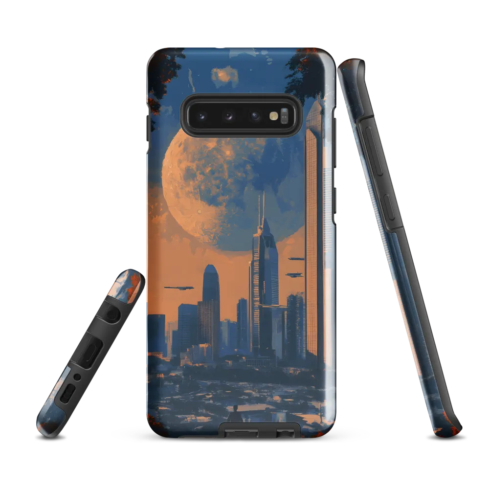 Celestial Cityscape | Phone Case |  S10 Plus | Tough Case | Glossy