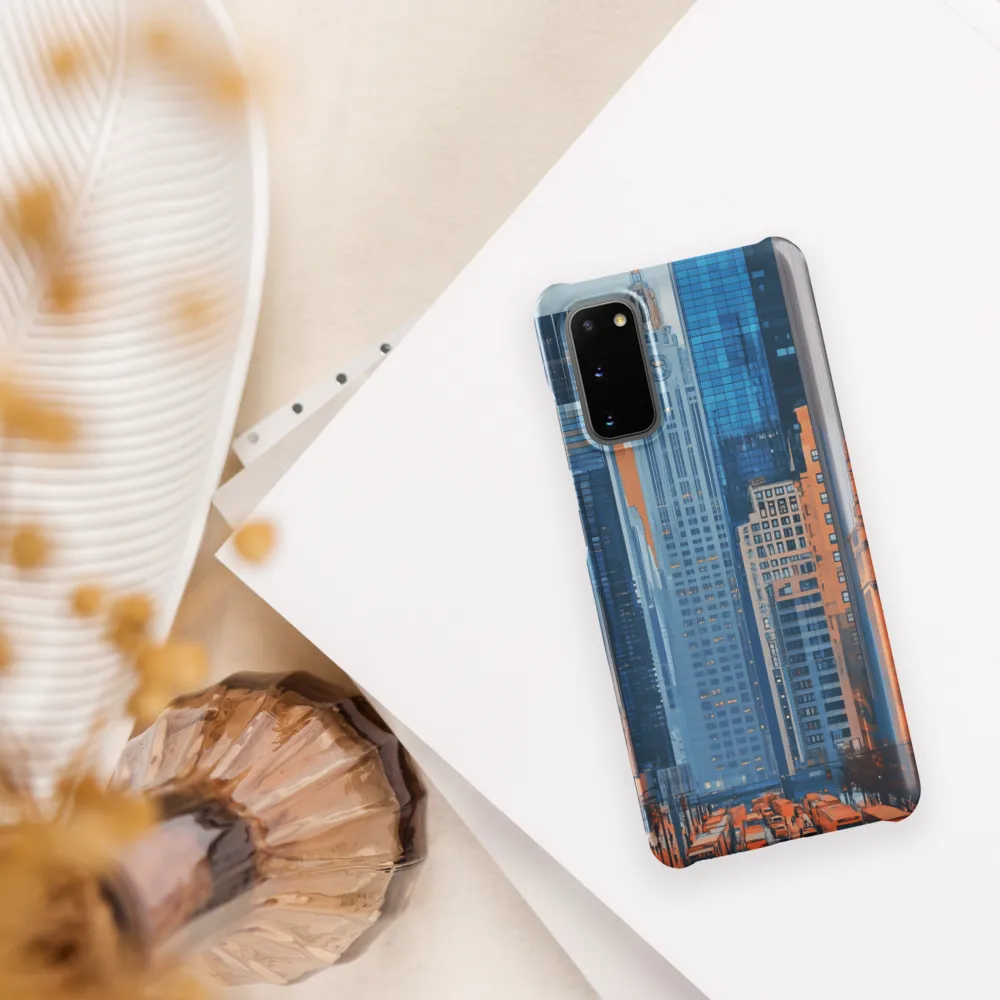 Urban Symphony in Blue and Orange