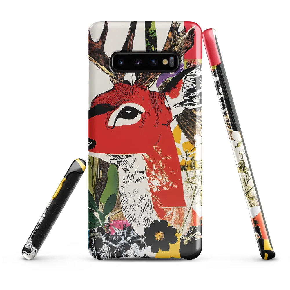 Vibrant Harmony: The Deer in Nature | Phone Case |  S10 Plus | Snap Case | Glossy