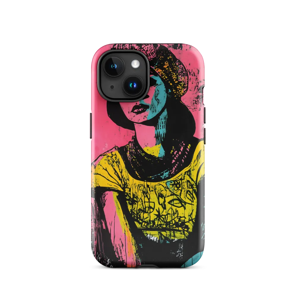 Urban Elegance: A Graffiti Portrait