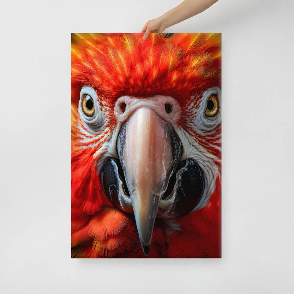 The Fiery Gaze of the Parrot
