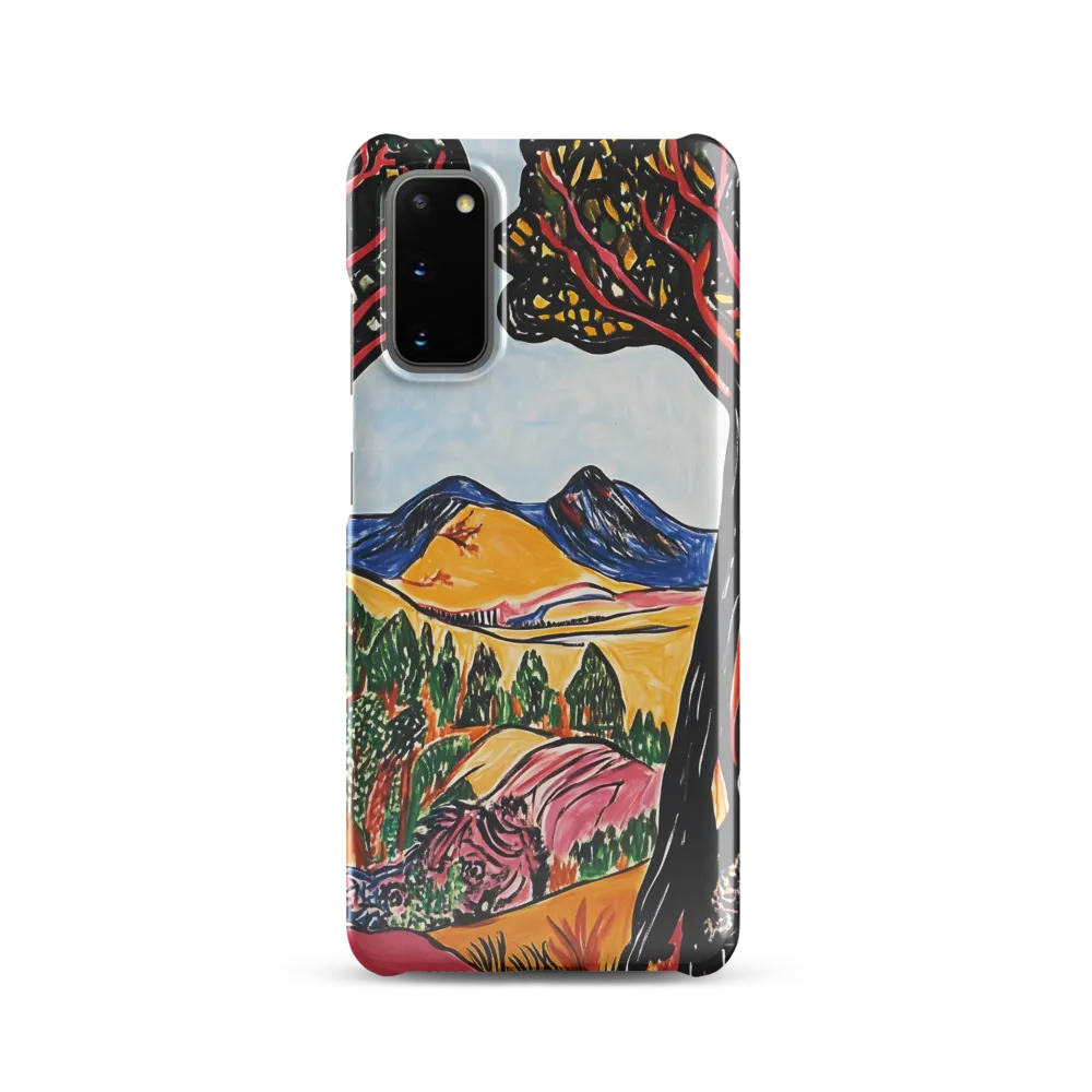 Vibrant Nature's Embrace | Phone Case |  S20 | Snap Case | Glossy