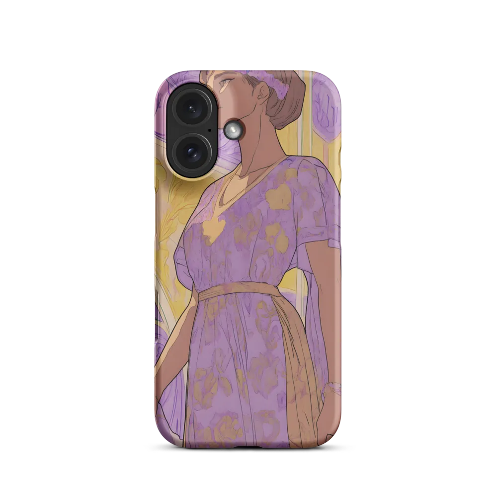 Elegance in Floral Harmony | Phone Case |  16 | Snap Case | Matte