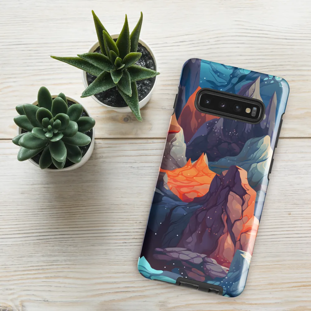 Mystical Peaks of Imagination | Phone Case |  S10 Plus | Tough Case | Glossy