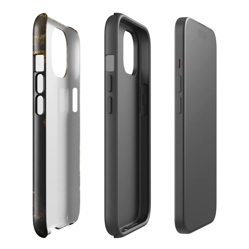 Golden Elegance: A Modern Profile Portrait