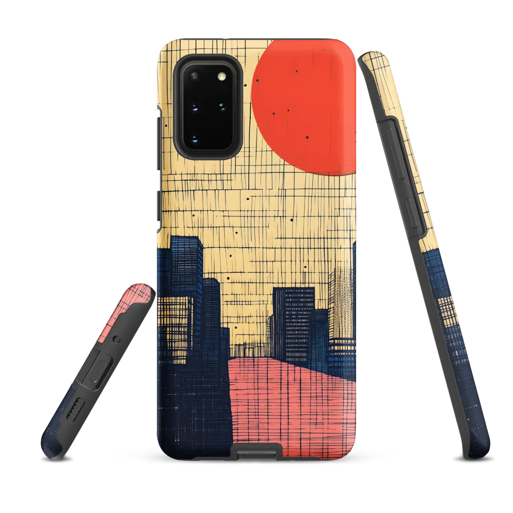 Urban Echoes: A Minimalist Cityscape