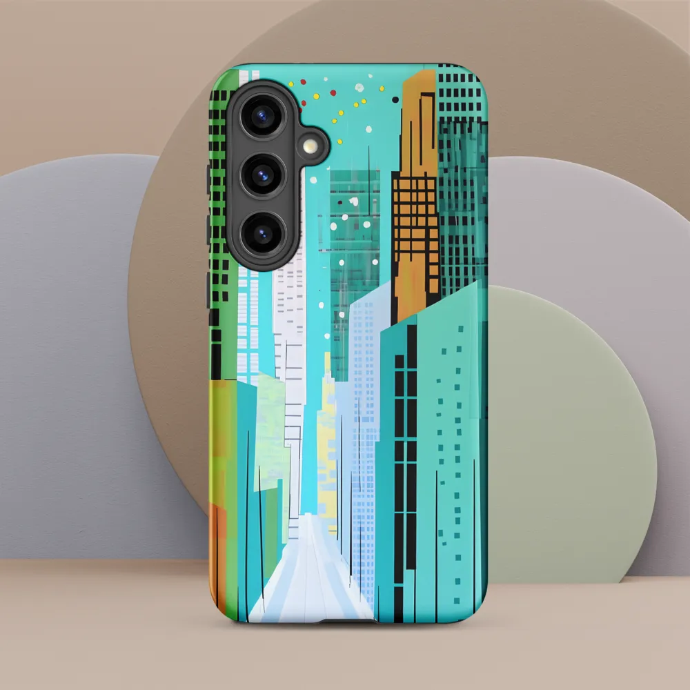 Urban Symphony in Turquoise