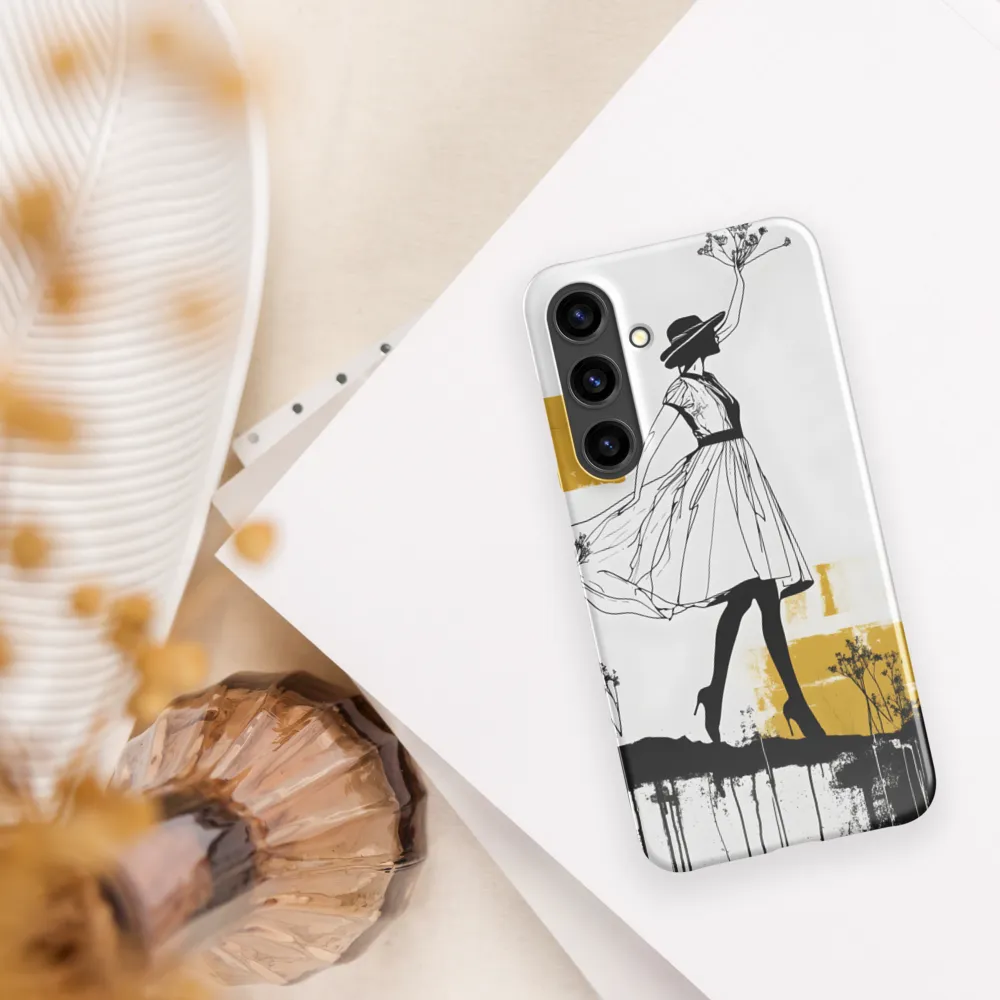 Whispers of Elegance | Phone Case |  S24 Plus | Snap Case | Glossy