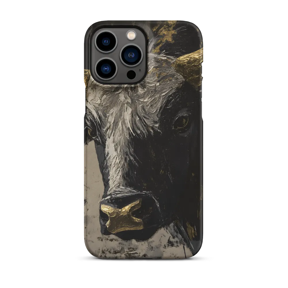 Majestic Bull: The Power in Black and Gold