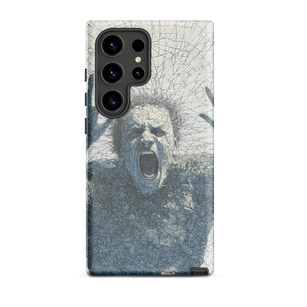 Breaking Free: An Expression of Anguish | Phone Case |  S24 Ultra | Tough Case | Matte