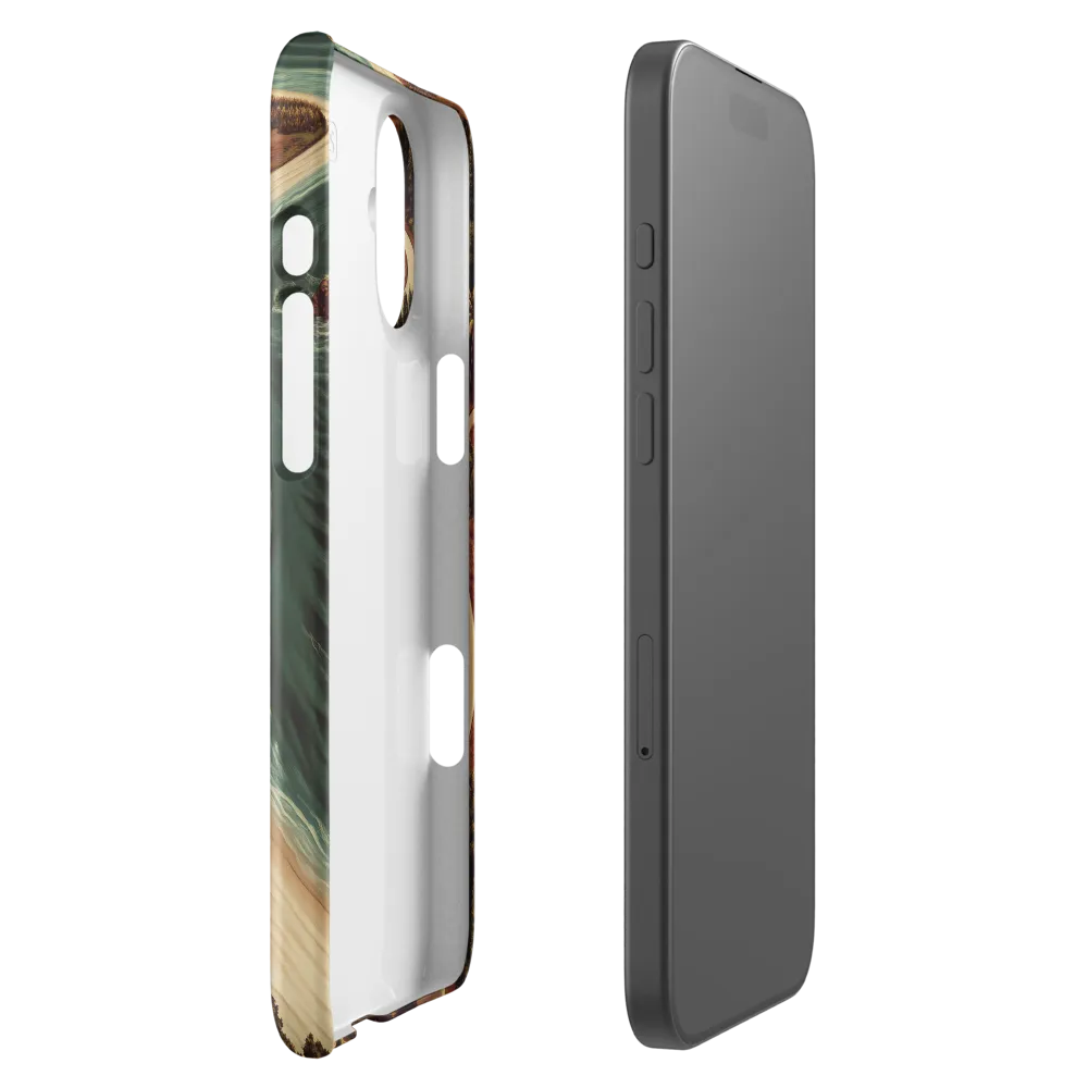 Winding Serenity: A Coastal Journey | Phone Case |  16 Plus | Snap Case | Glossy