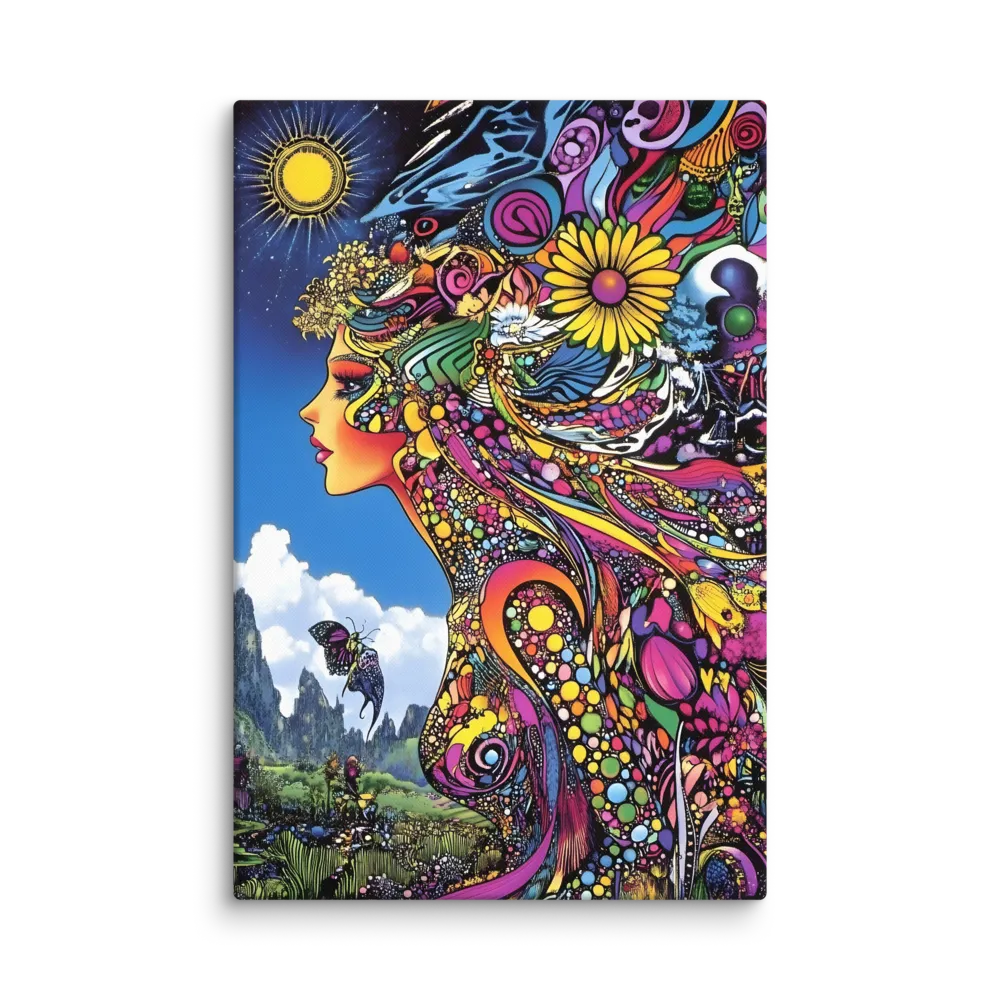 Harmony in Color: A Psychedelic Reverie | Art Print