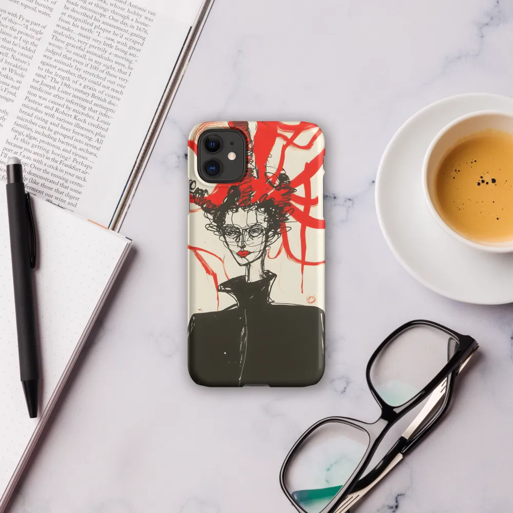 Dramatic Elegance in Red and Black