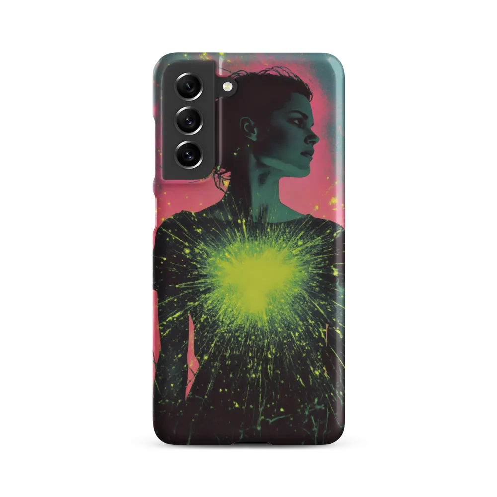 Cosmic Heart: A Surreal Portrait of Strength