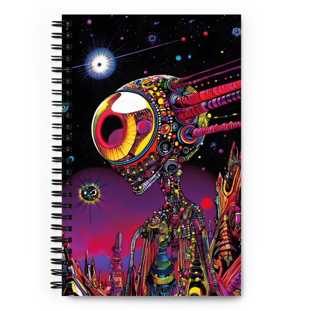 Cosmic Alien Odyssey | Spiral Notebook