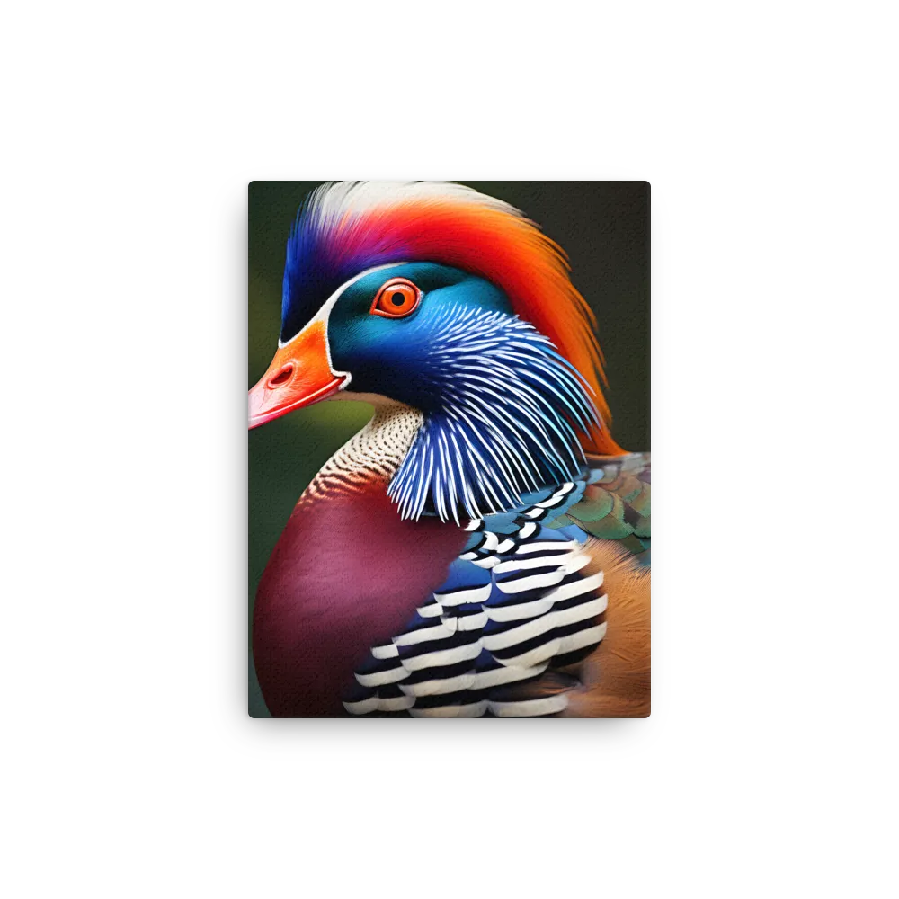 The Majestic Mandarin | Thin Canvas | 9″×12″