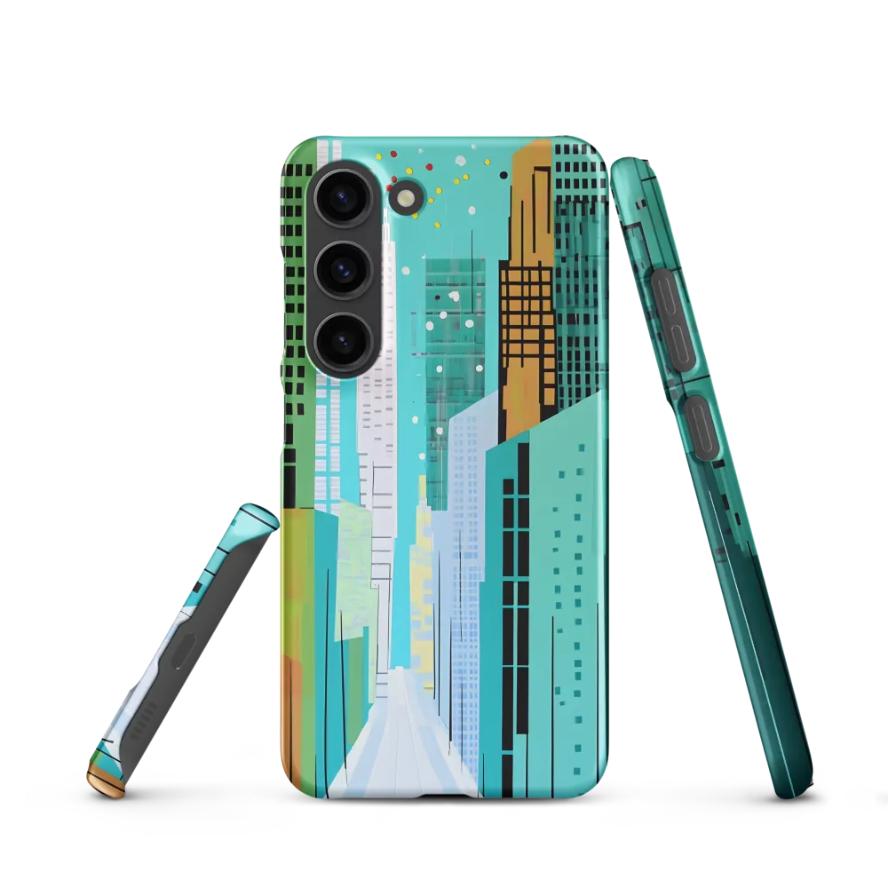 Urban Symphony in Turquoise