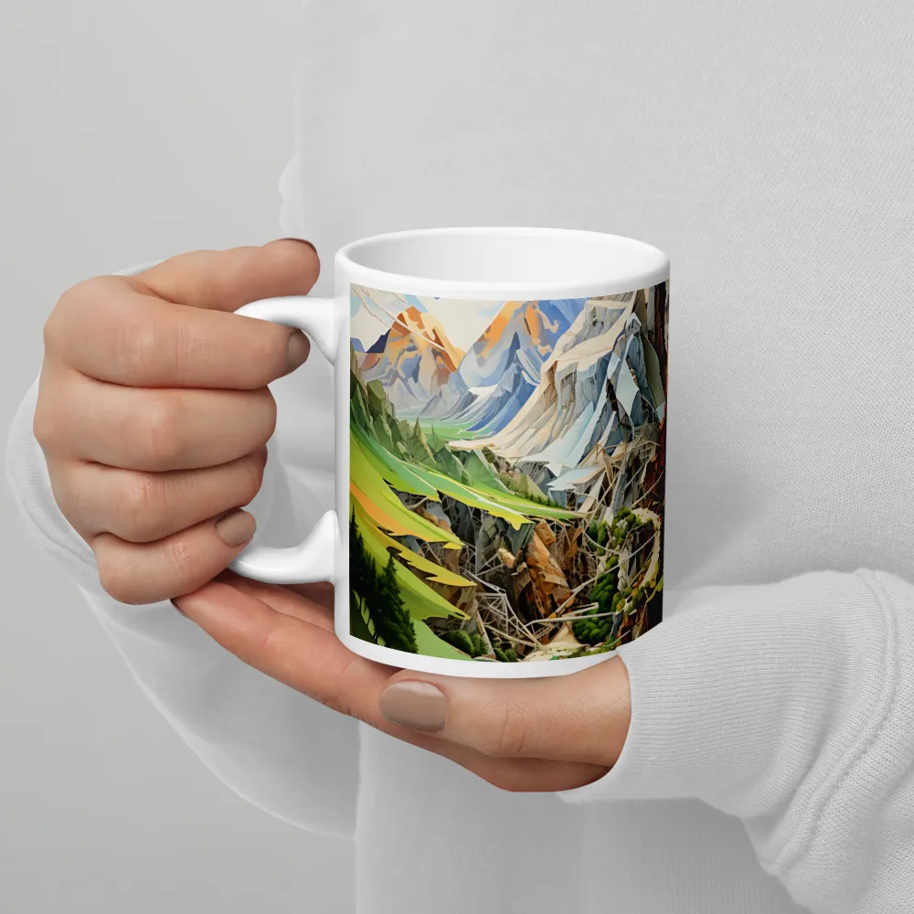 Geometric Symphony of Nature | Mugs | Multiple Sizes & Colors