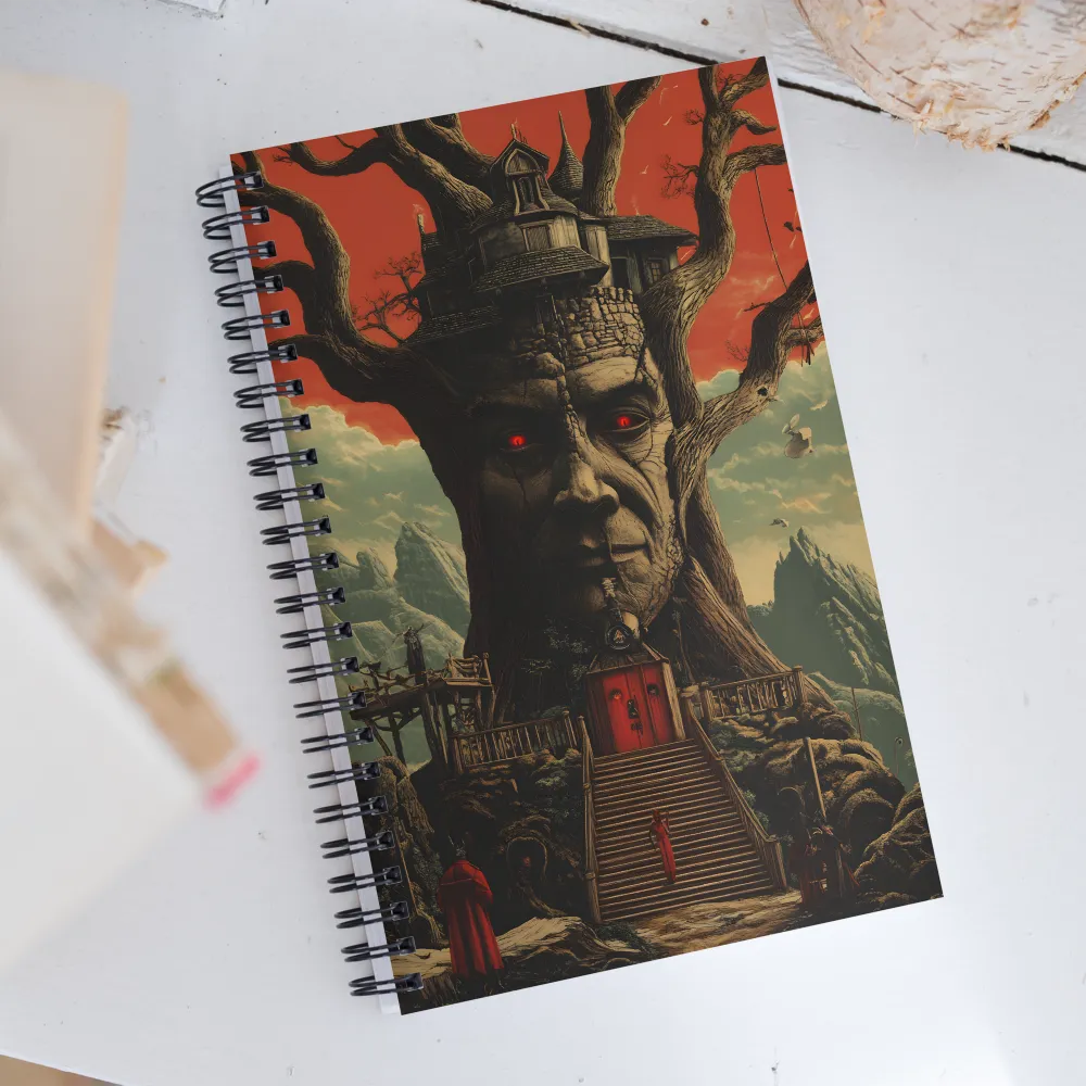 The Enigmatic Guardian of the Grove | Spiral Notebook