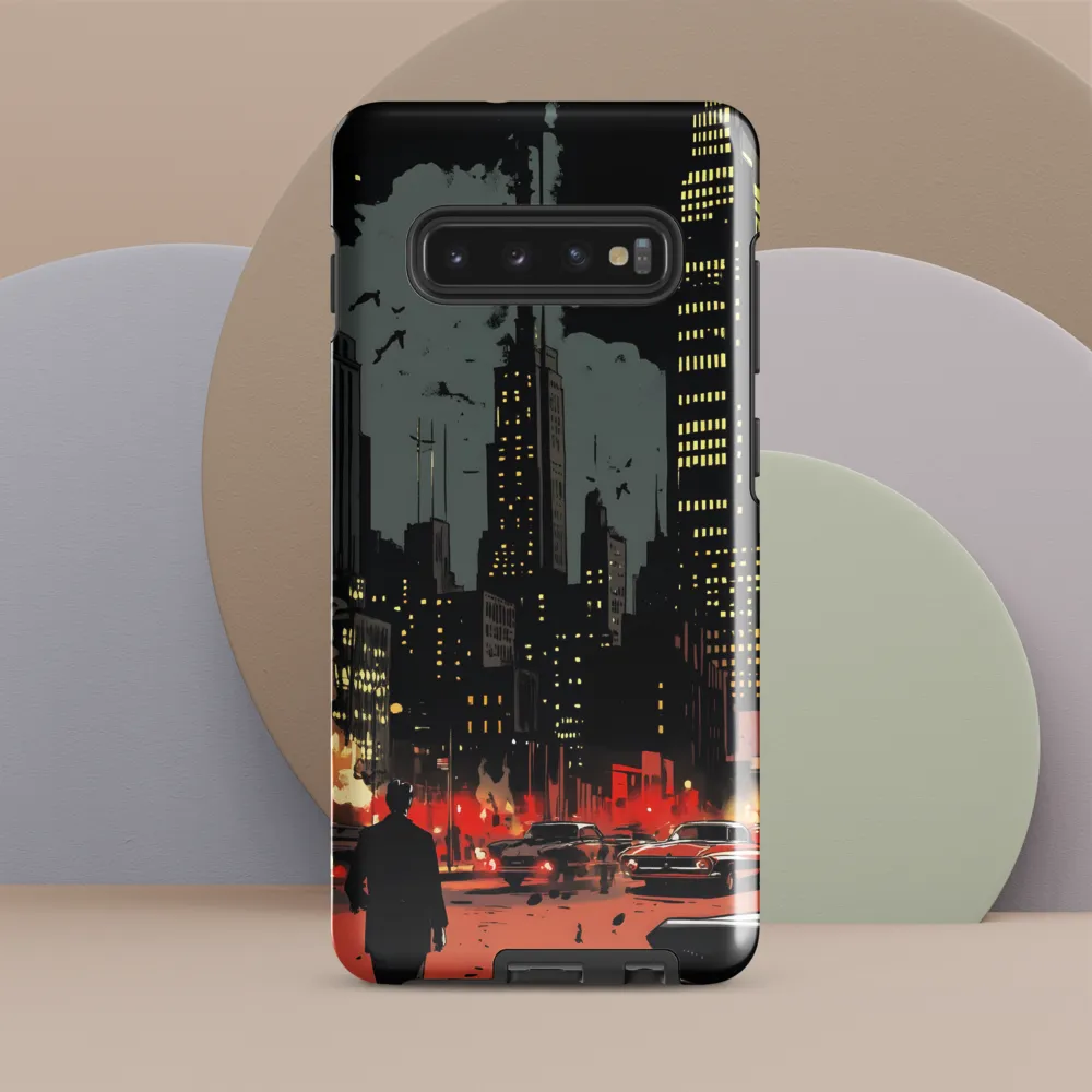 Urban Shadows: A Noir Night | Phone Case |  S10 Plus | Tough Case | Glossy