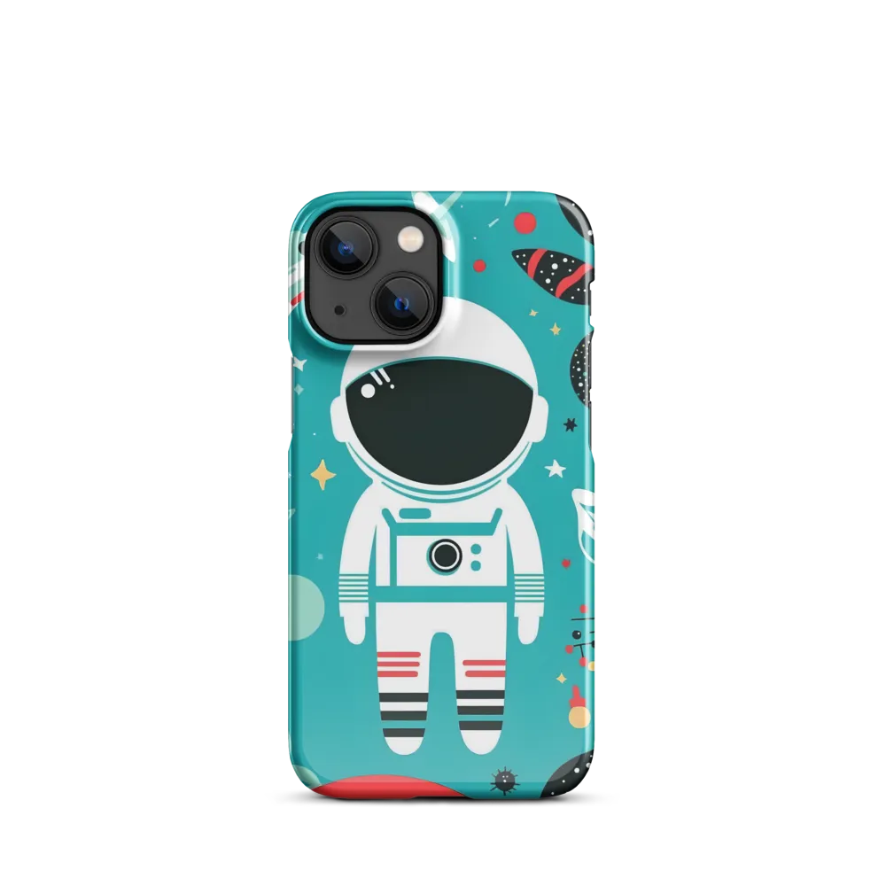 Whimsical Astronaut in Cosmic Wonderland
