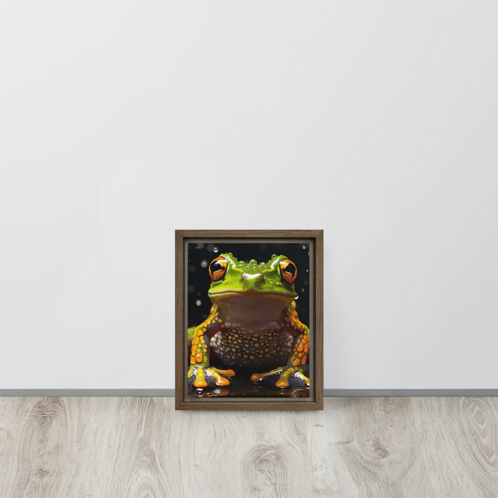 Emerald Elegance: The Frog in Focus