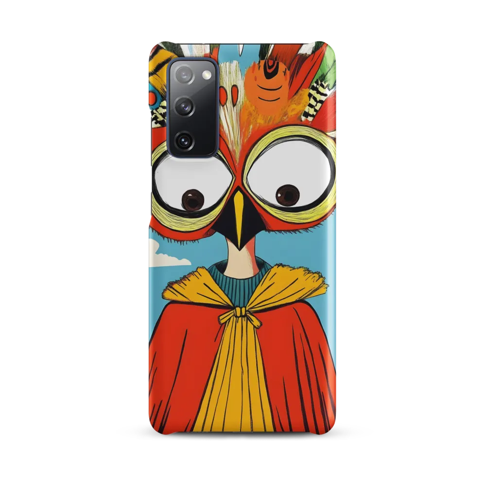 A Whimsical Encounter: The Owl-Human Fusion