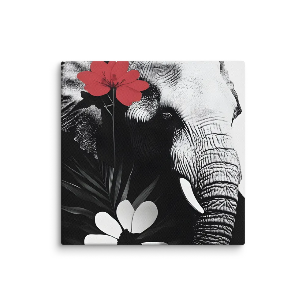 Elephant Harmony | Canvas | 6″×6″
