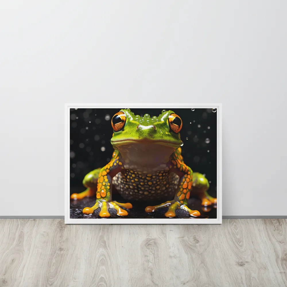 Emerald Elegance: The Frog in Focus