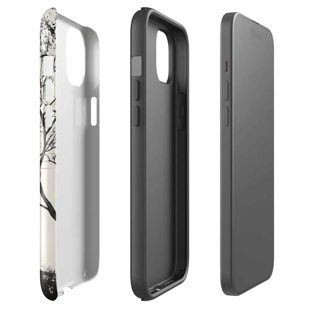 Whispers of Solitude | Phone Case |  15 Plus | Tough Case | Glossy