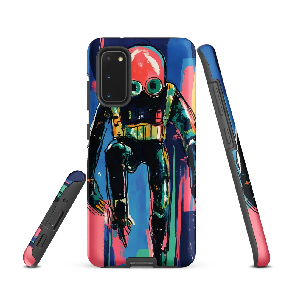 Diver in Vibrant Motion