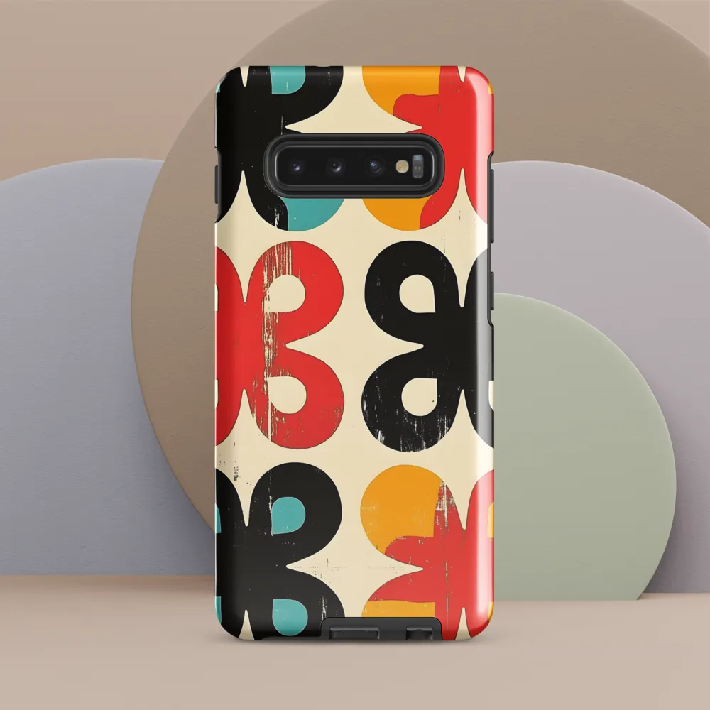 Geometric Playfulness | Phone Case |  S10 Plus | Tough Case | Glossy