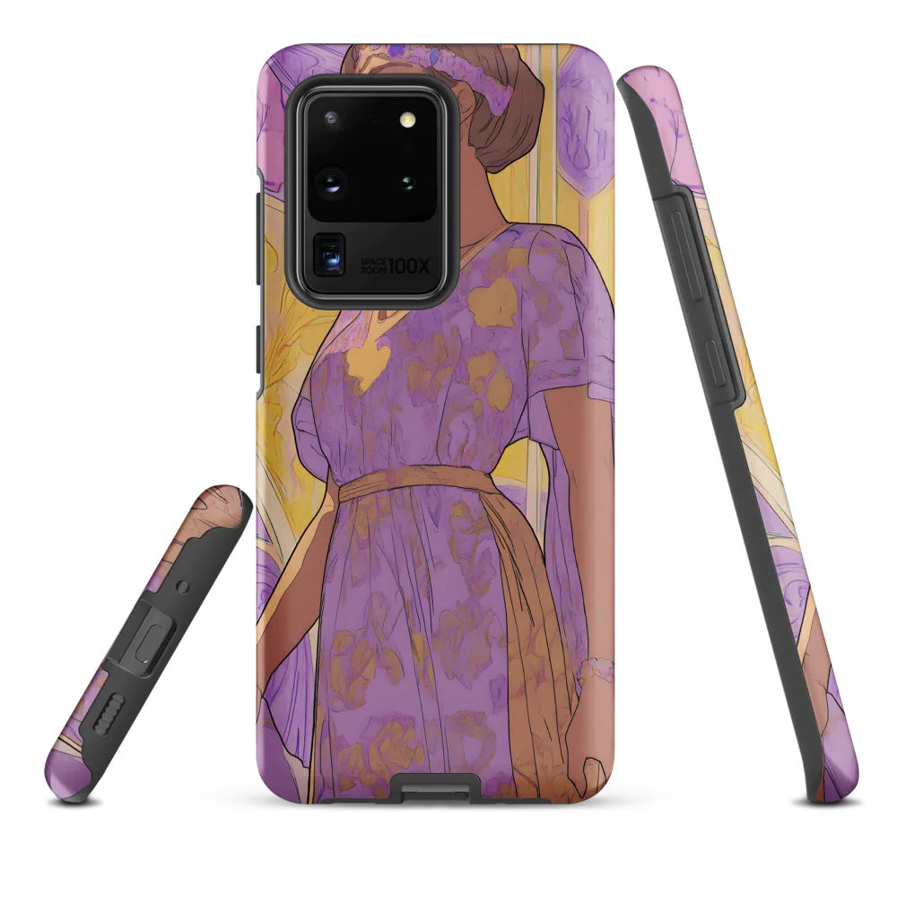 Elegance in Floral Harmony | Phone Case |  S20 Ultra | Tough Case | Matte