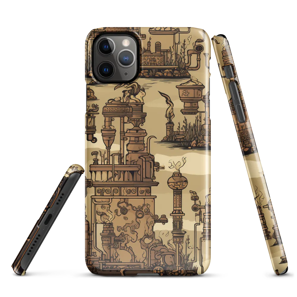 Whimsical Industrial Landscape | Phone Case |  11 Pro Max | Snap Case | Glossy