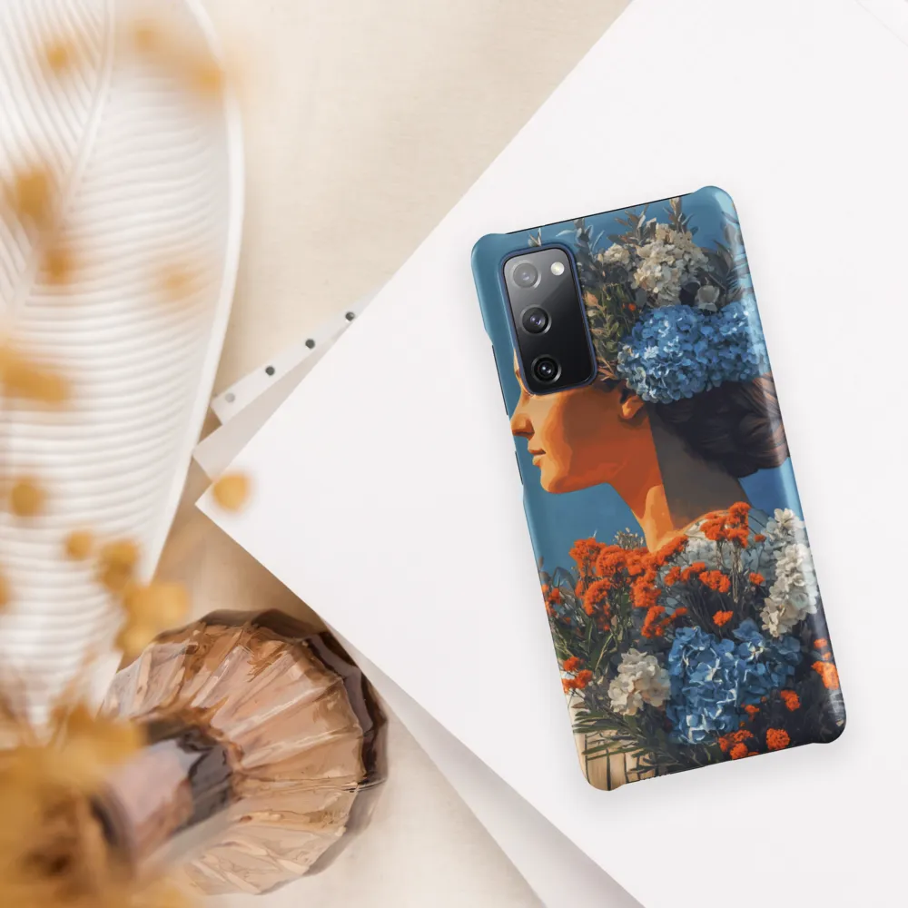 Floral Reverie: A Portrait of Serenity