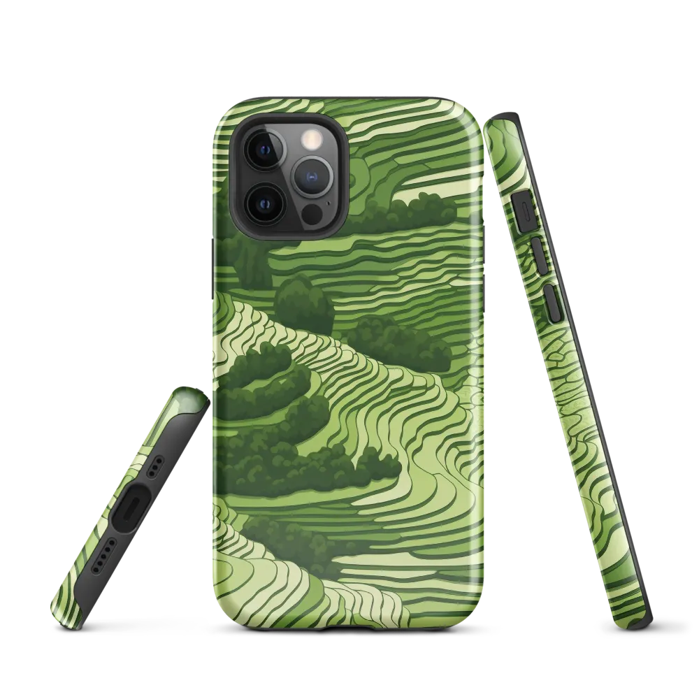 Waves of Green: An Abstract Landscape