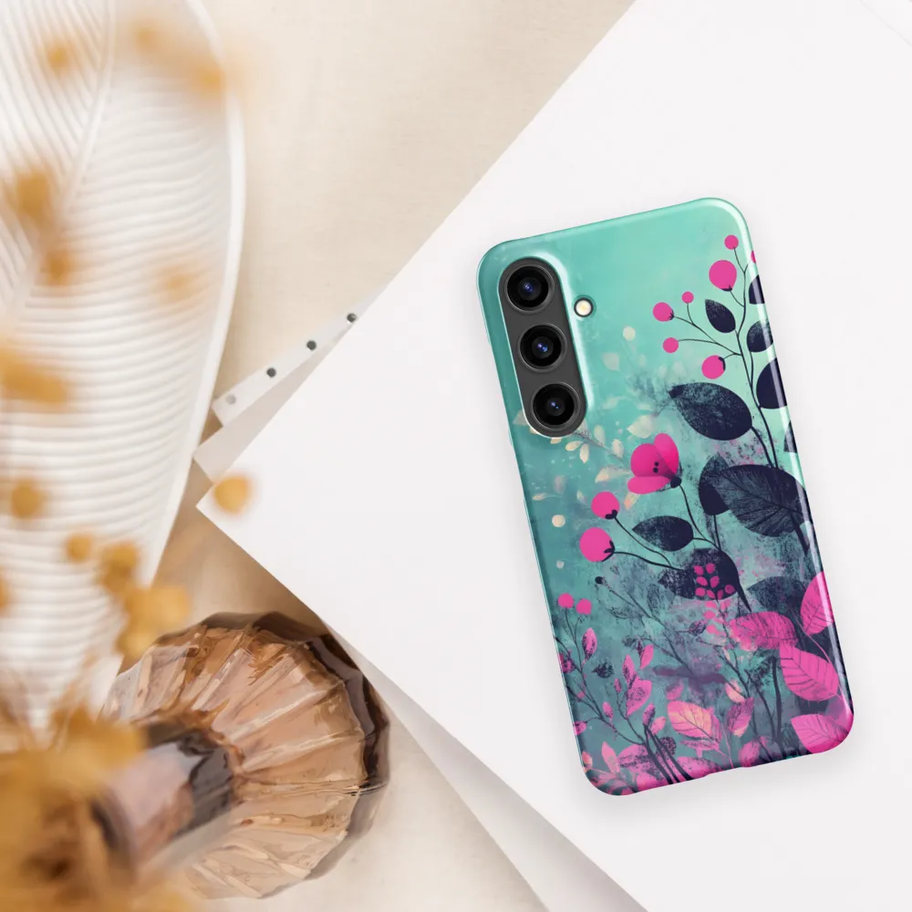 Whimsical Floral Harmony | Phone Case |  S24 Plus | Snap Case | Glossy
