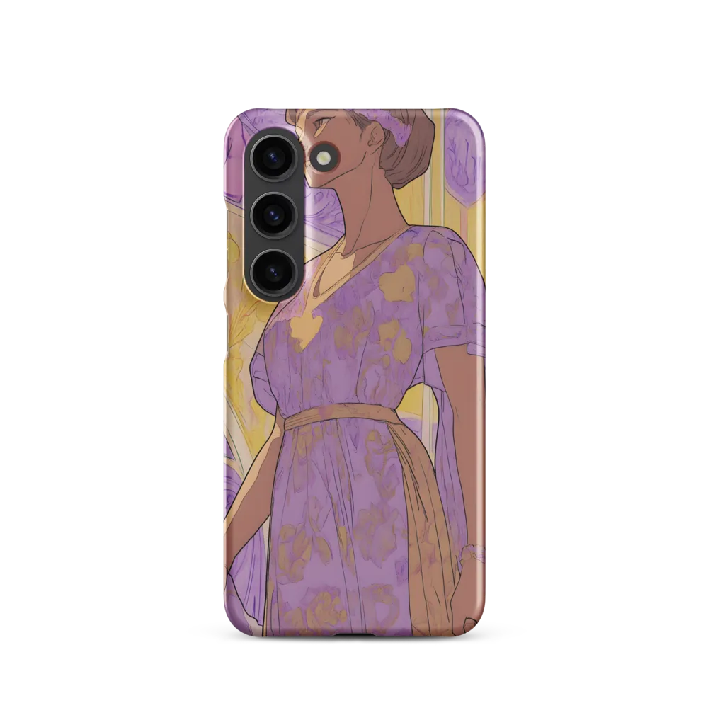 Elegance in Floral Harmony | Phone Case |  S23 | Snap Case | Matte