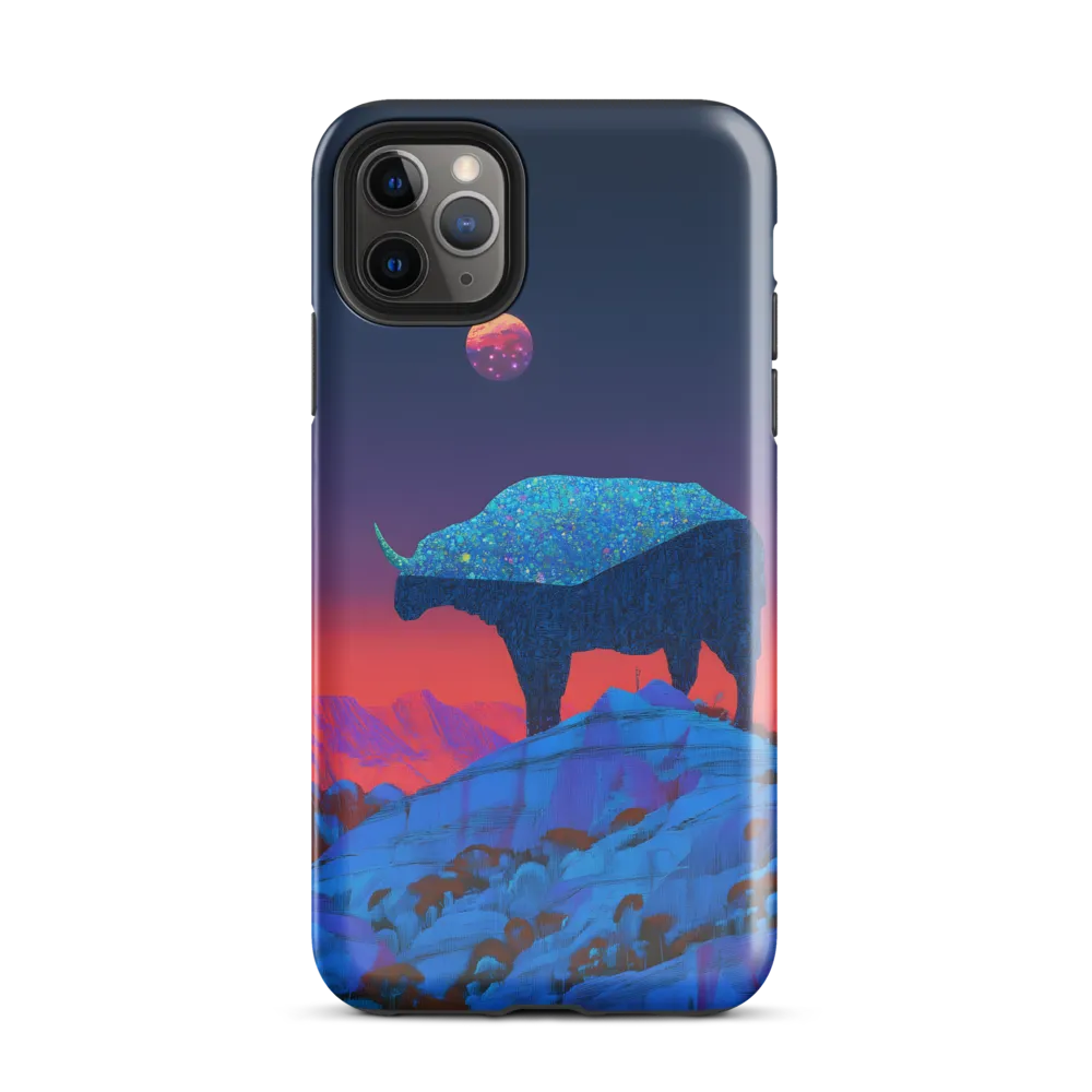 Luminous Bison Under a Celestial Sky | Phone Case |  11 Pro Max | Tough Case | Glossy