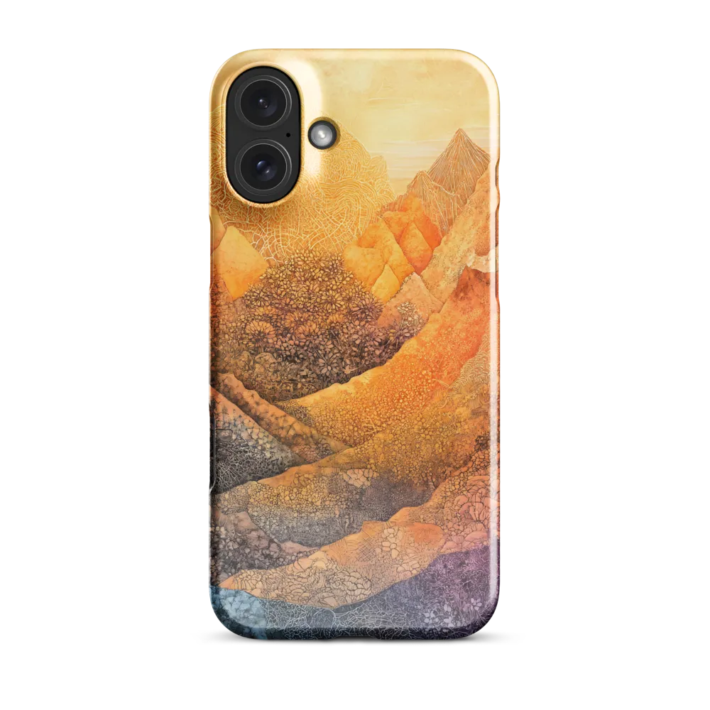 Serene Peaks of Color