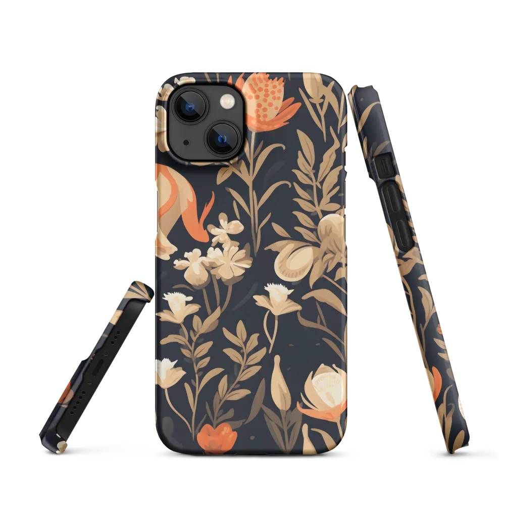Floral Harmony: A Dance in the Dark