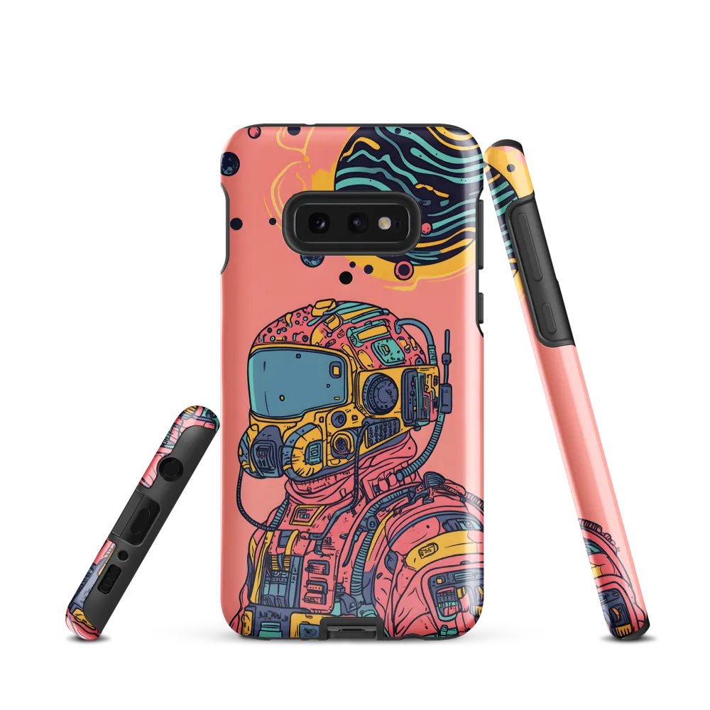 Exploration Beyond: A Digital Astronaut | Phone Case |  S10e | Tough Case | Glossy