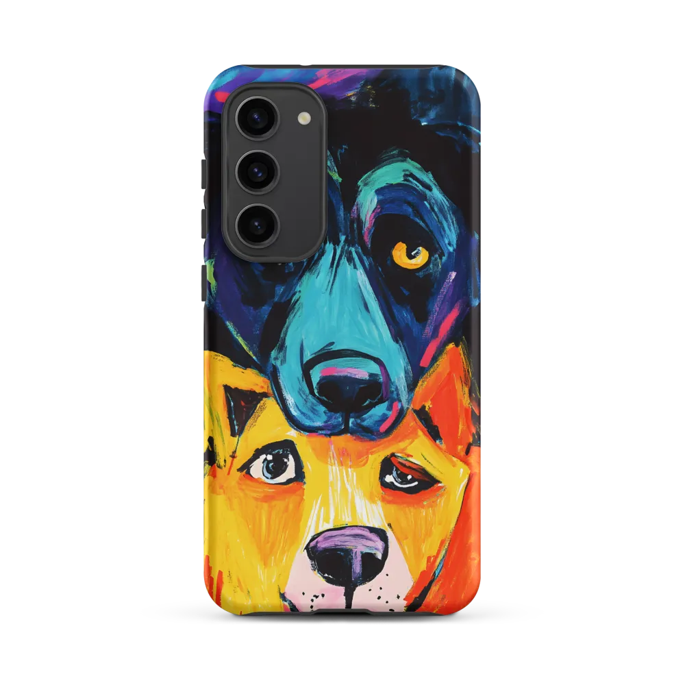 Vibrant Companions: An Expression of Canine Spirit