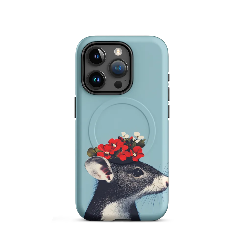 Whimsical Flora: A Mouse's Floral Crown