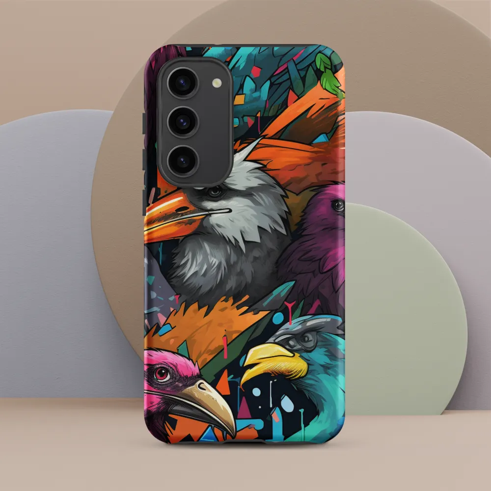 Avian Vortex: A Celebration of Color and Form