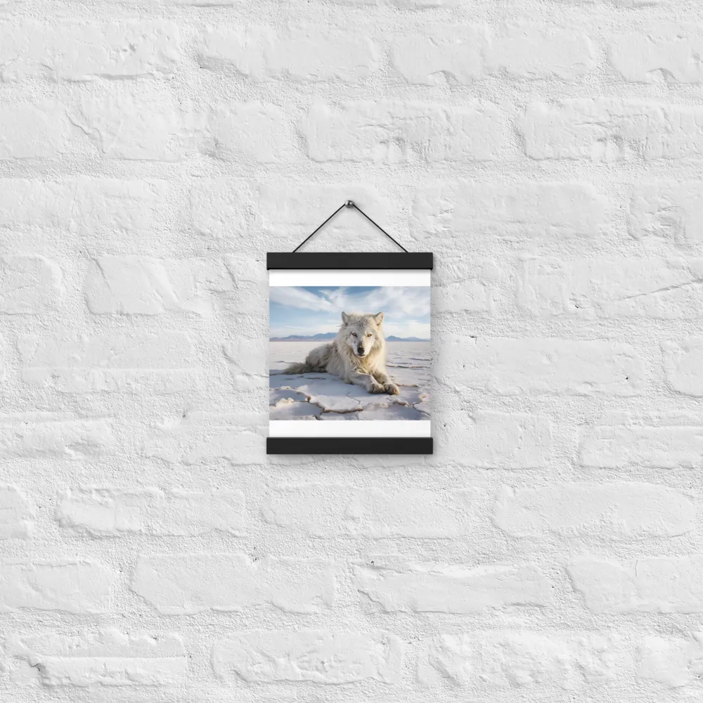 Guardian of the Salt Flats | Poster With Black Wood Hanger | 8″×10″