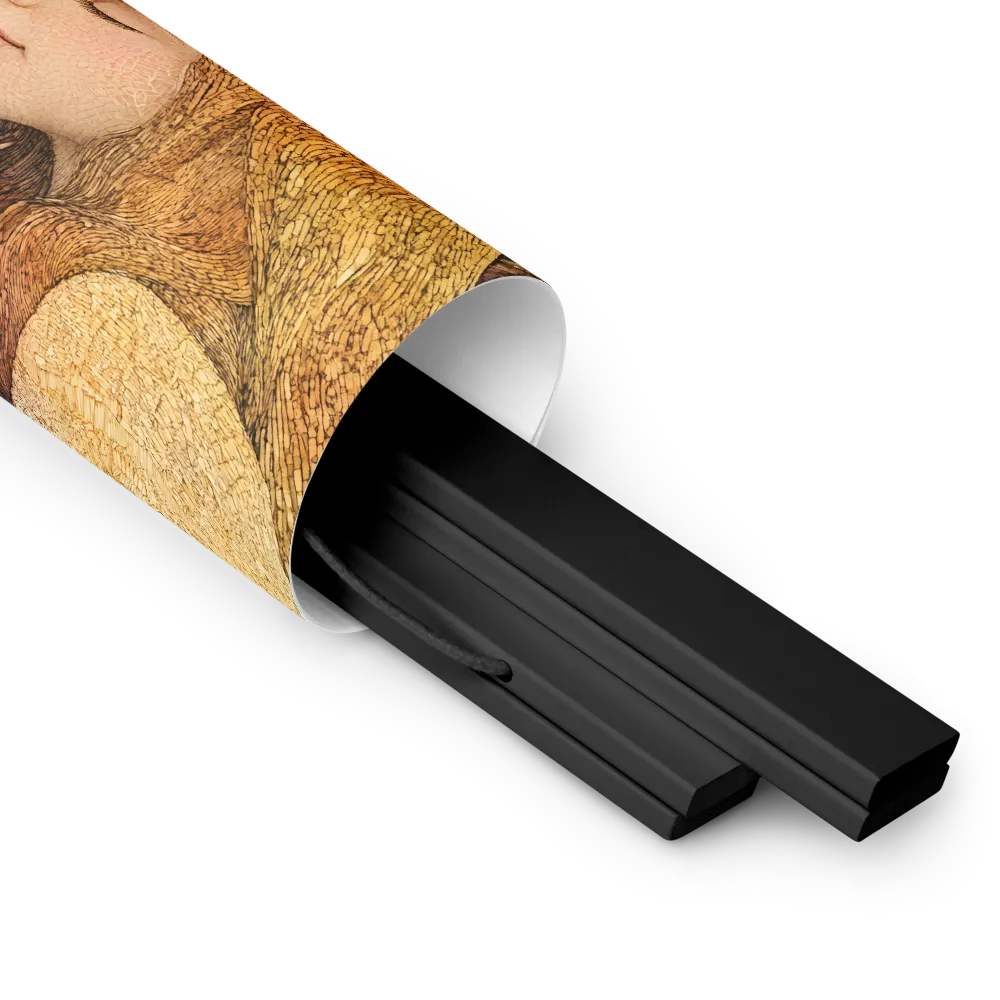 Embrace of Autumn | Poster With Black Wood Hanger | 10″×10″